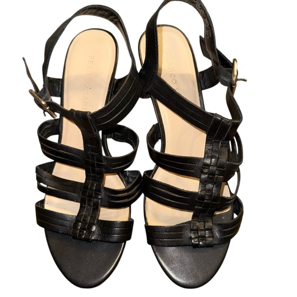 Franco Sarto Strappy Wedge Sandals - Picture 3 of 8